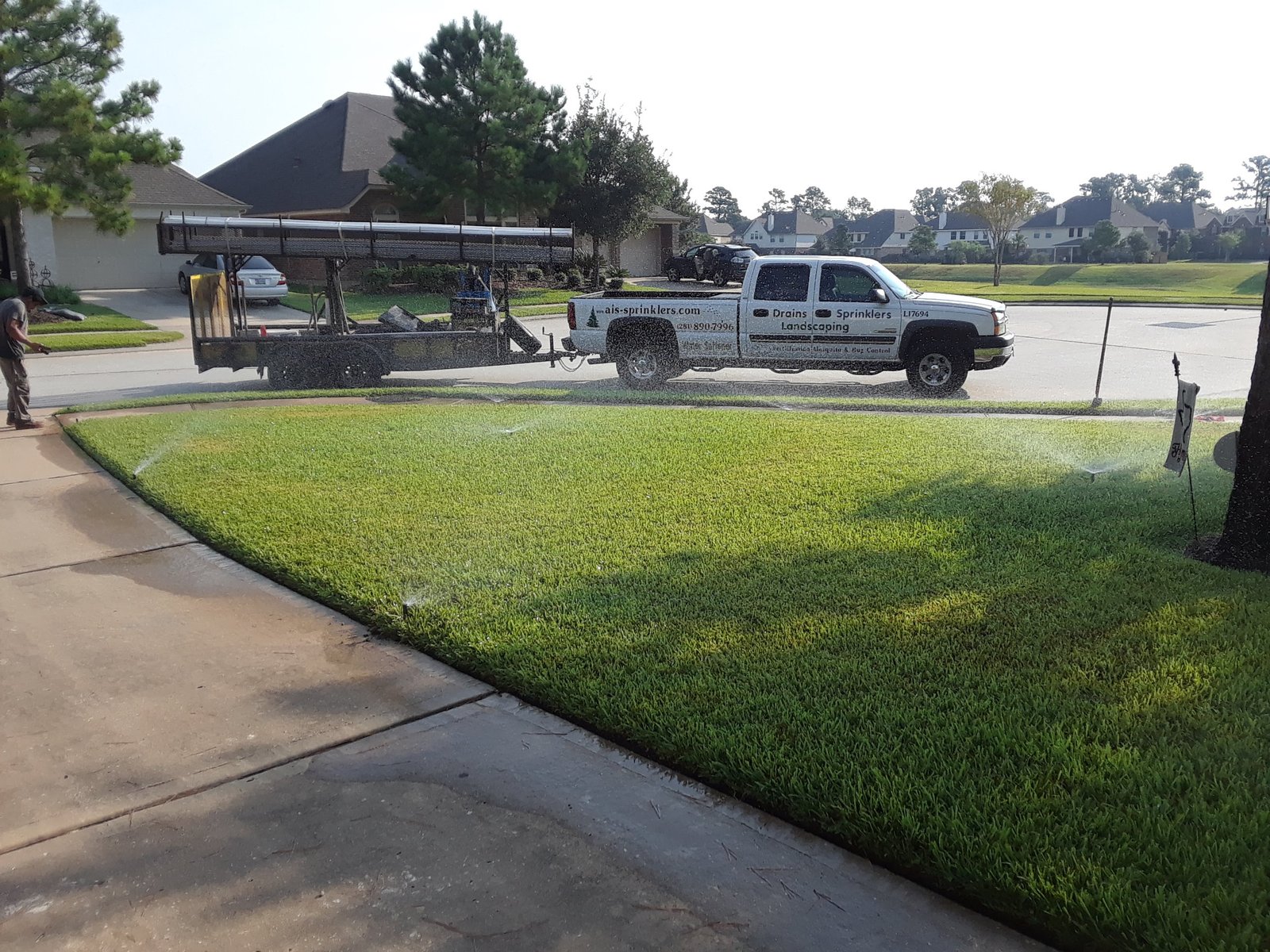 Sprinkler system installation Spring TX