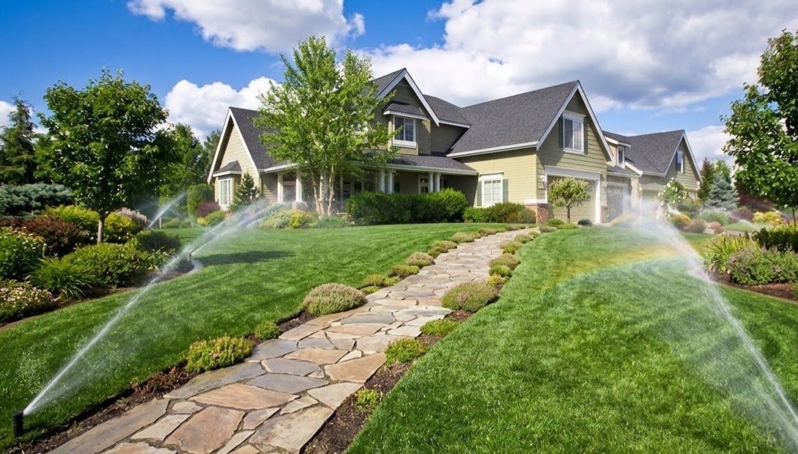 Houston sprinkler system installation by AIS Landscaping